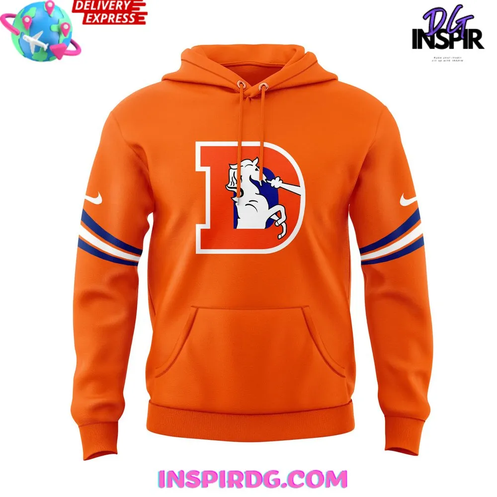 -Denver Broncos Retro Orange Crush 2024 Hoodie