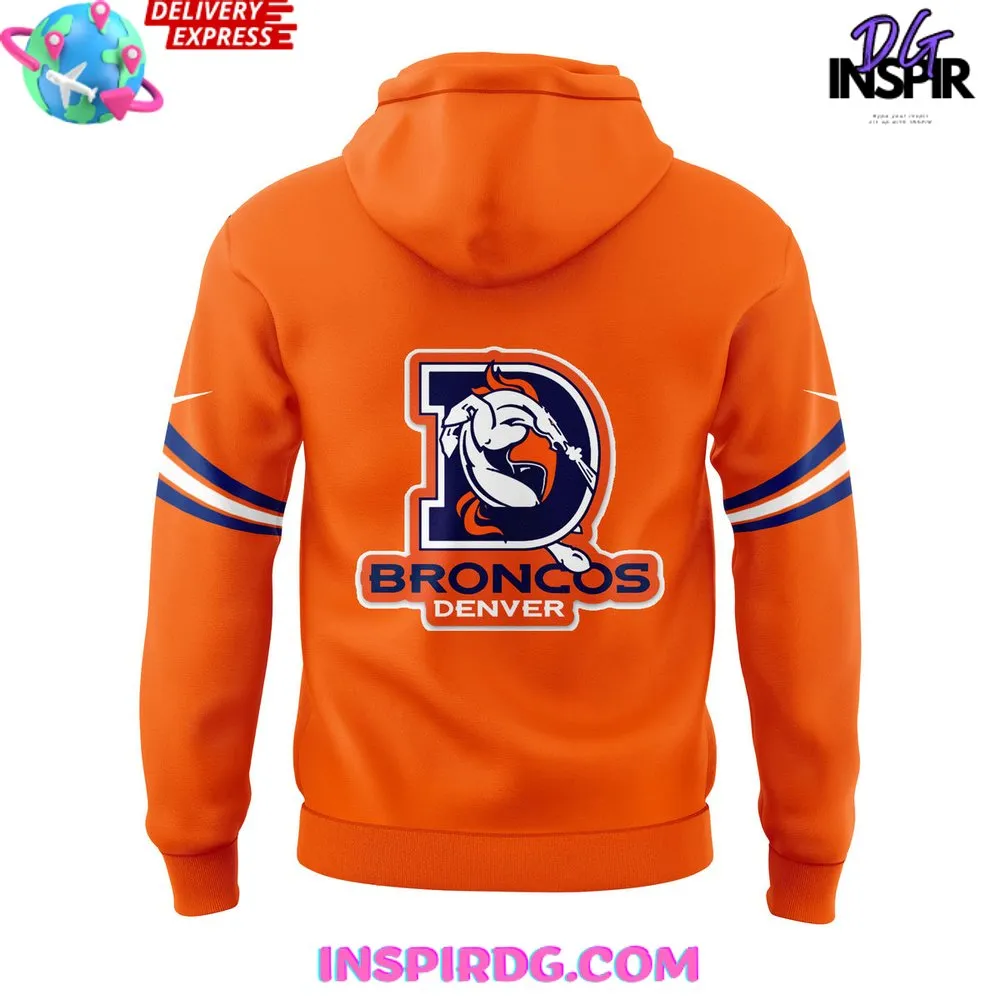 -Denver Broncos Retro Orange Crush 2024 Hoodie