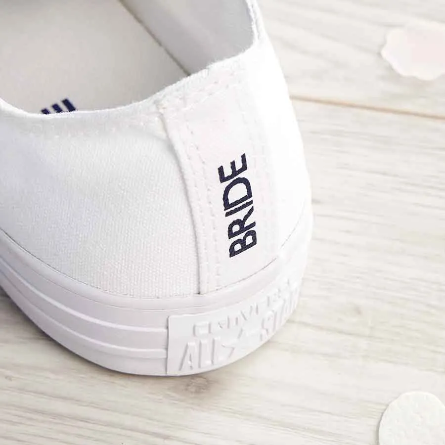 ‘I Do’ Bride Converse Classic OX Wedding Converse