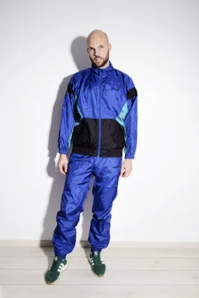 ADIDAS Originals vintage sport tracksuit in blue colour for men