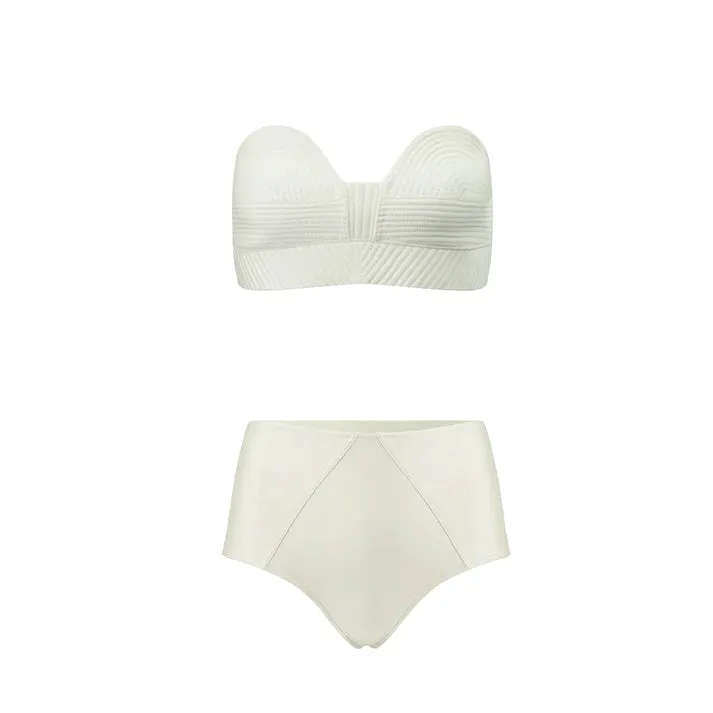 AL MARE Maria Bikini Off White