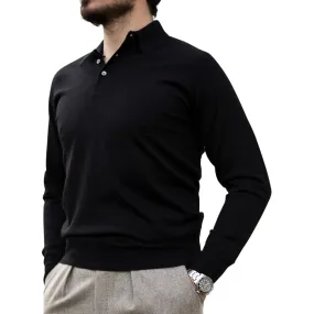 Alan Paine polo shirt black