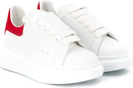 Alexander McQueen Kids Oversized sneakers White