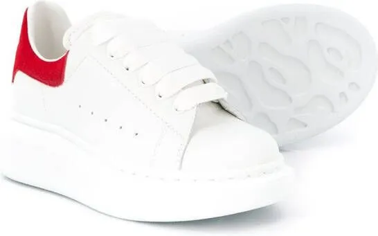 Alexander McQueen Kids Oversized sneakers White