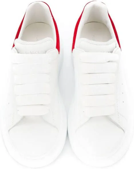 Alexander McQueen Kids Oversized sneakers White