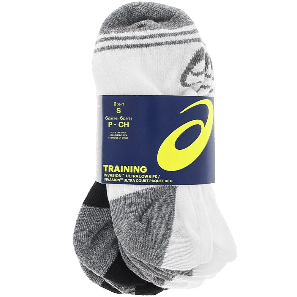 ASICS Invasion Ultra Lo 6pk Socks - Womens