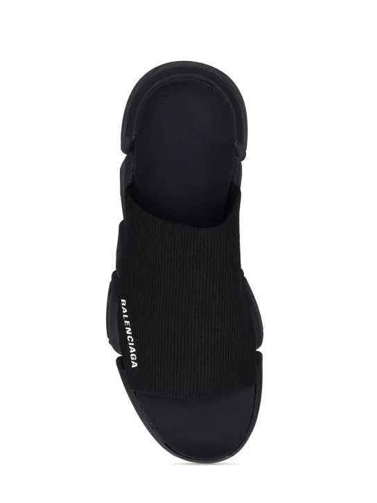 Balenciaga   30mm Speed 2 knit slide sandals 