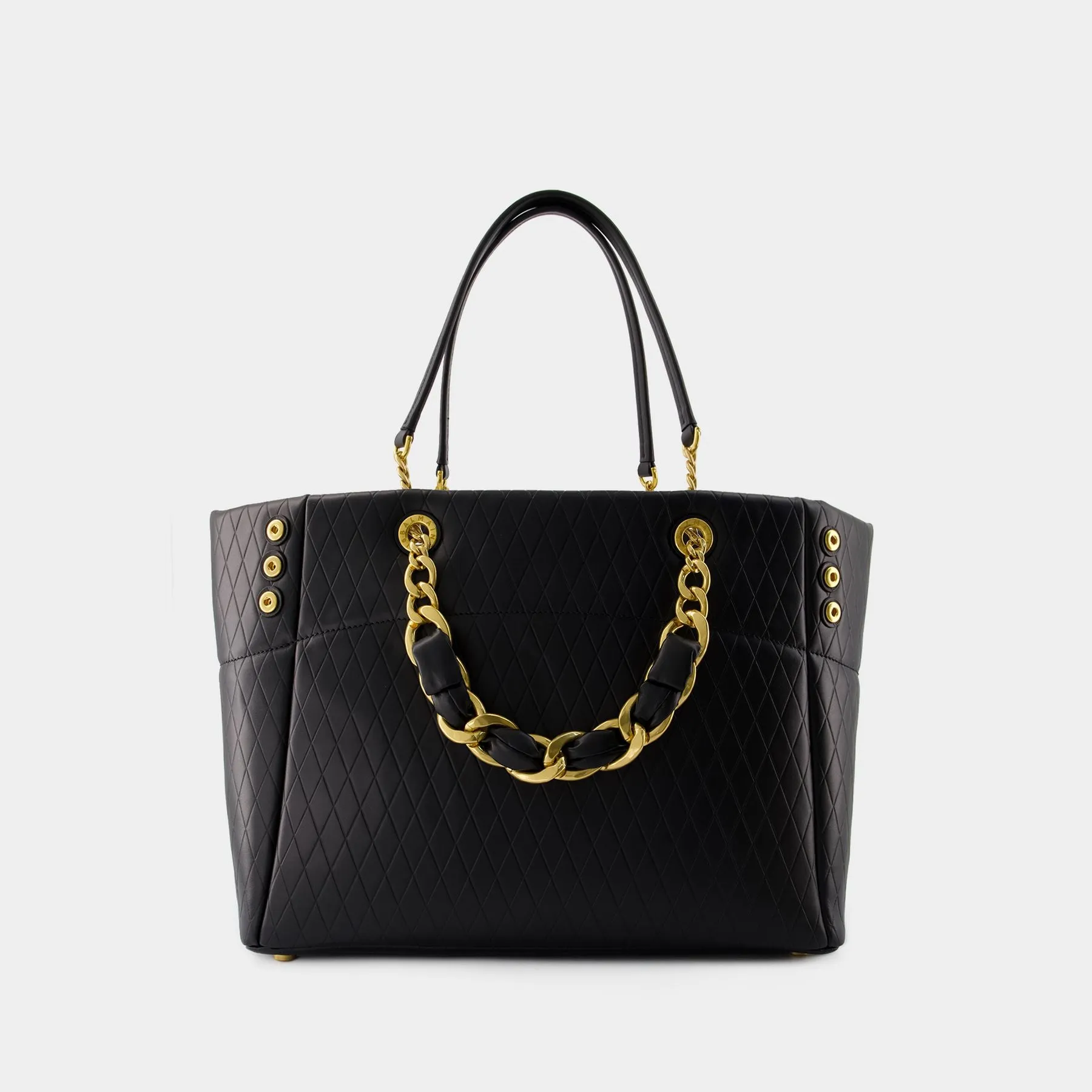 Balmain  1945 Shoulder Bag - Balmain - Leather - Black