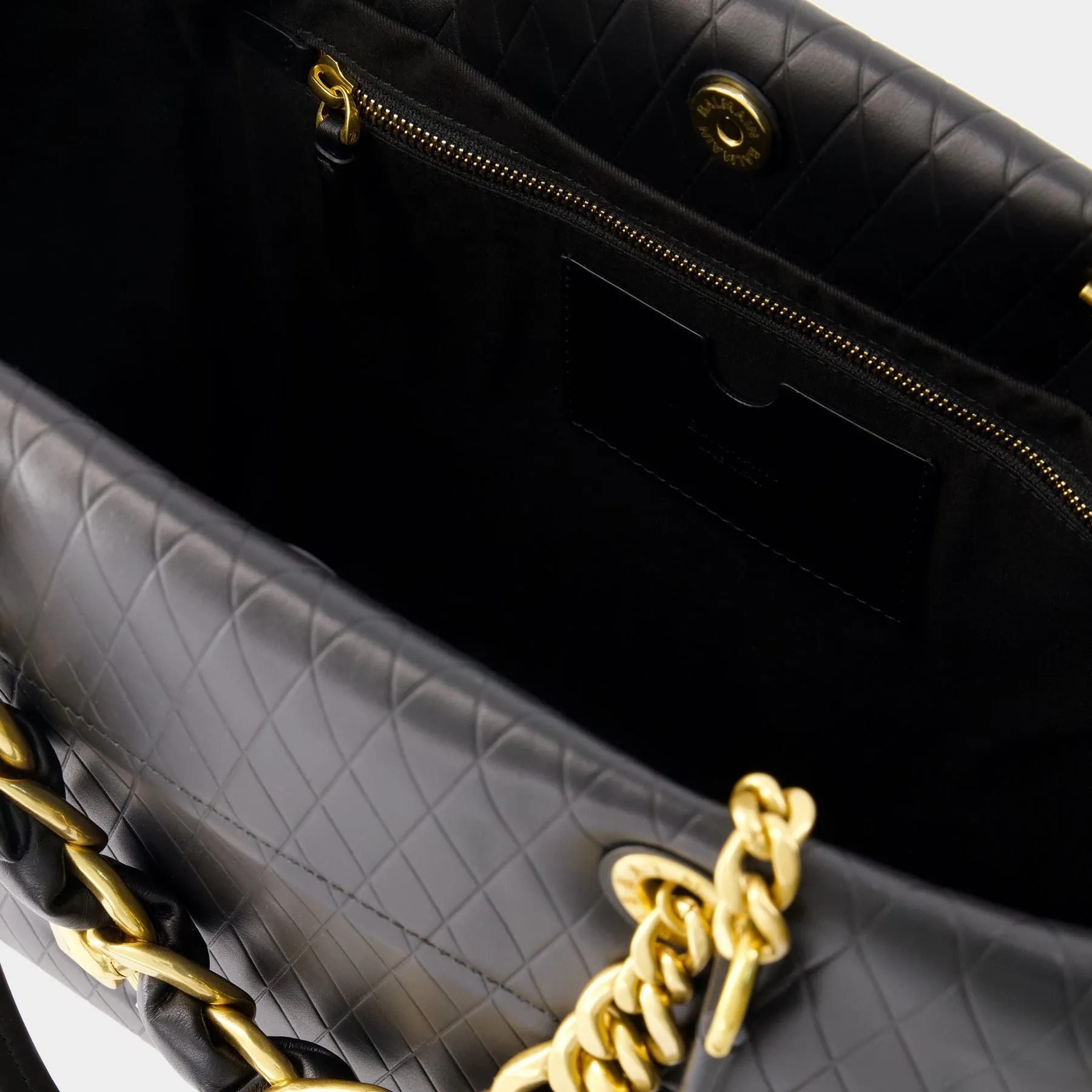 Balmain  1945 Shoulder Bag - Balmain - Leather - Black