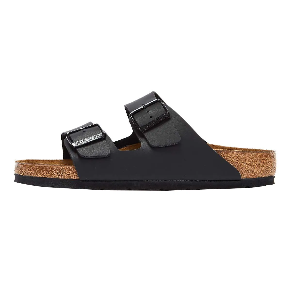 Birkenstock Arizona Birko-Flor Womens Black Narrow Sandals