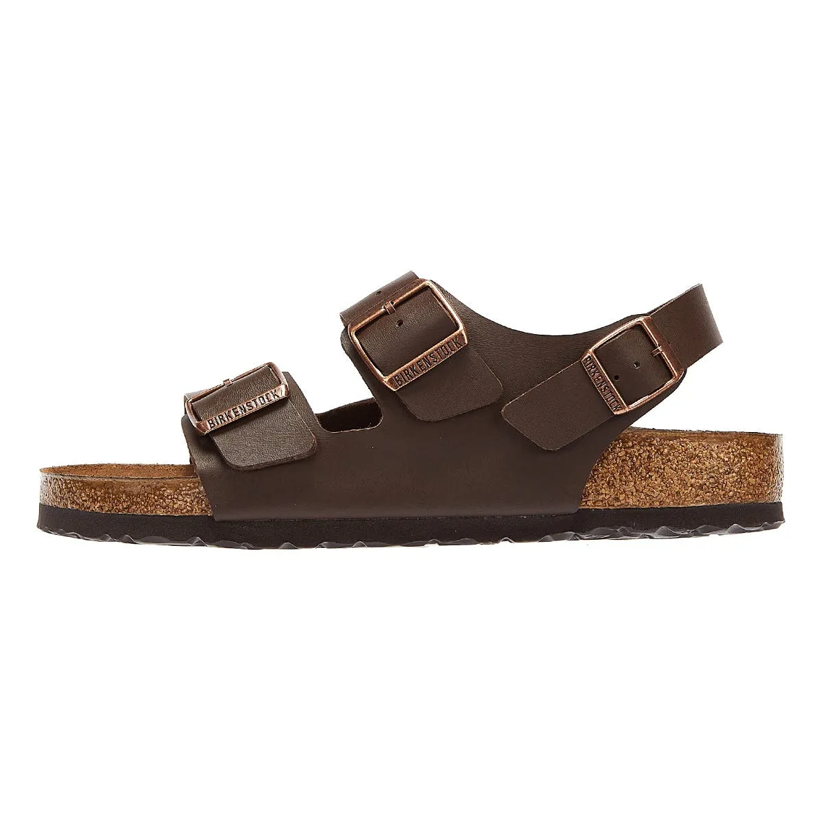 Birkenstock Milano Birko Flor Dark Brown Narrow Sandals