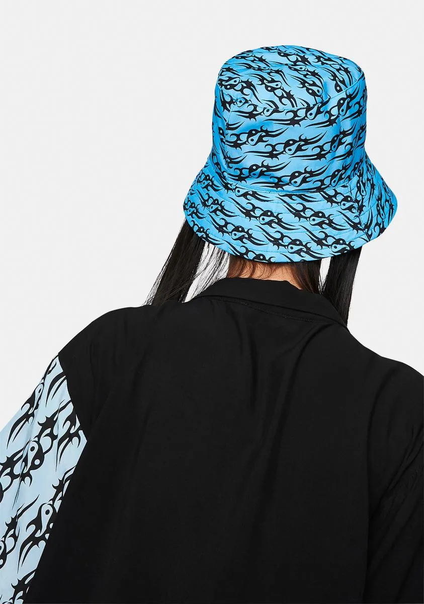 Blue Tattoo Love Bucket Hat-