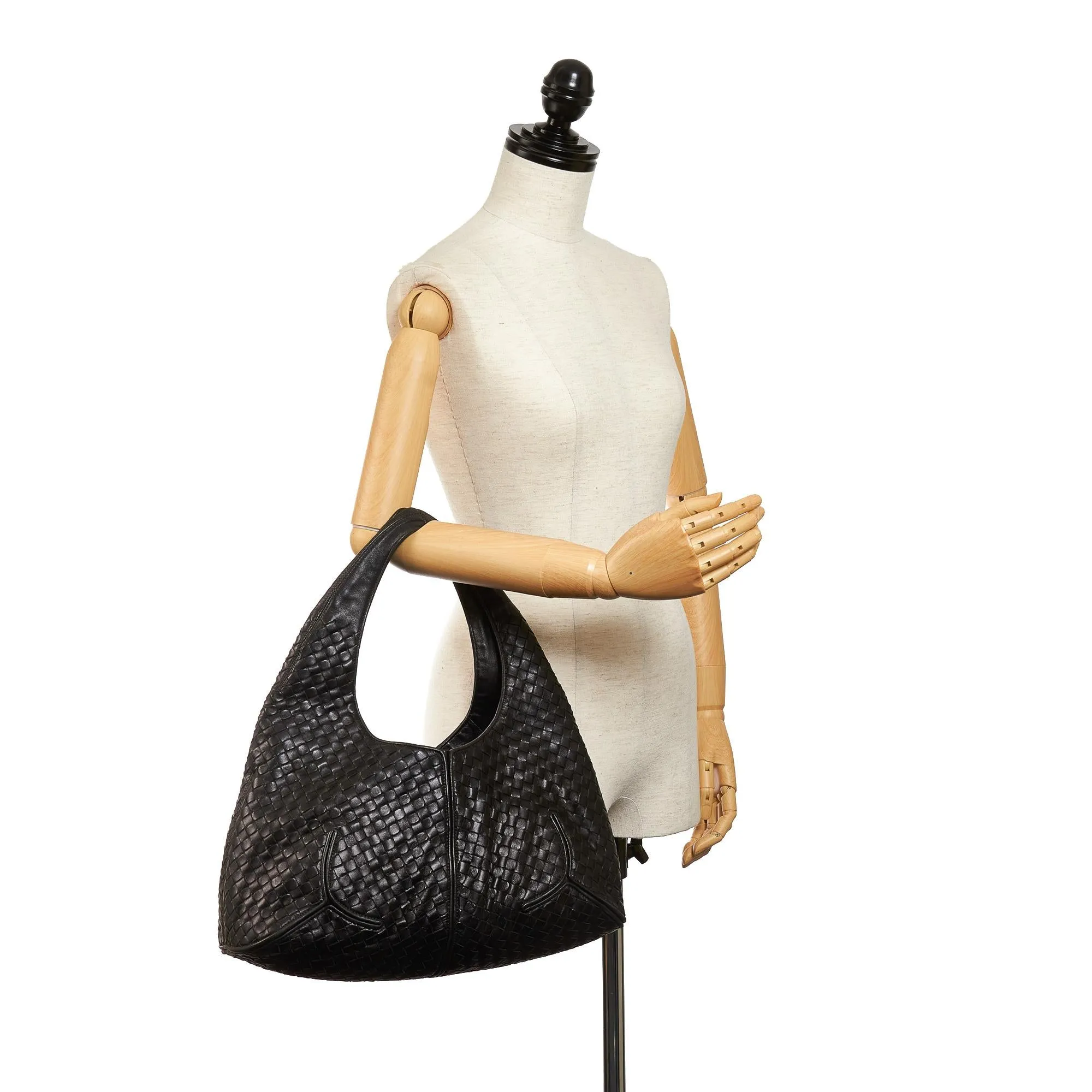 Bottega Veneta Intrecciato Leather Hobo Bag