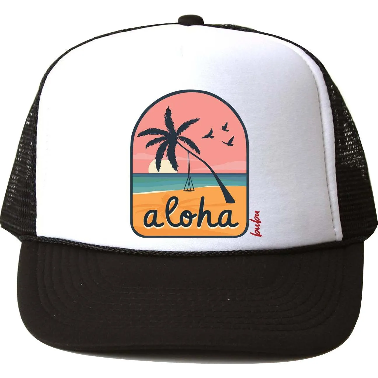 Bubu Aloha Swing Hat, Black