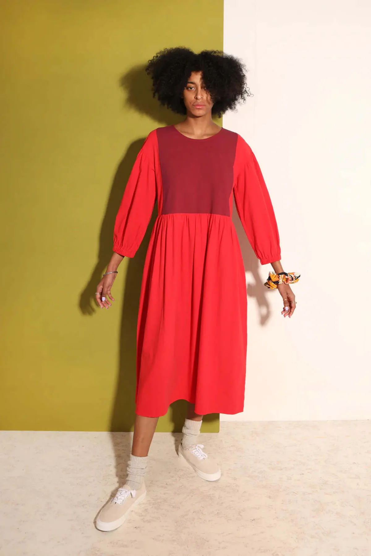 Calder Dress - Cherry