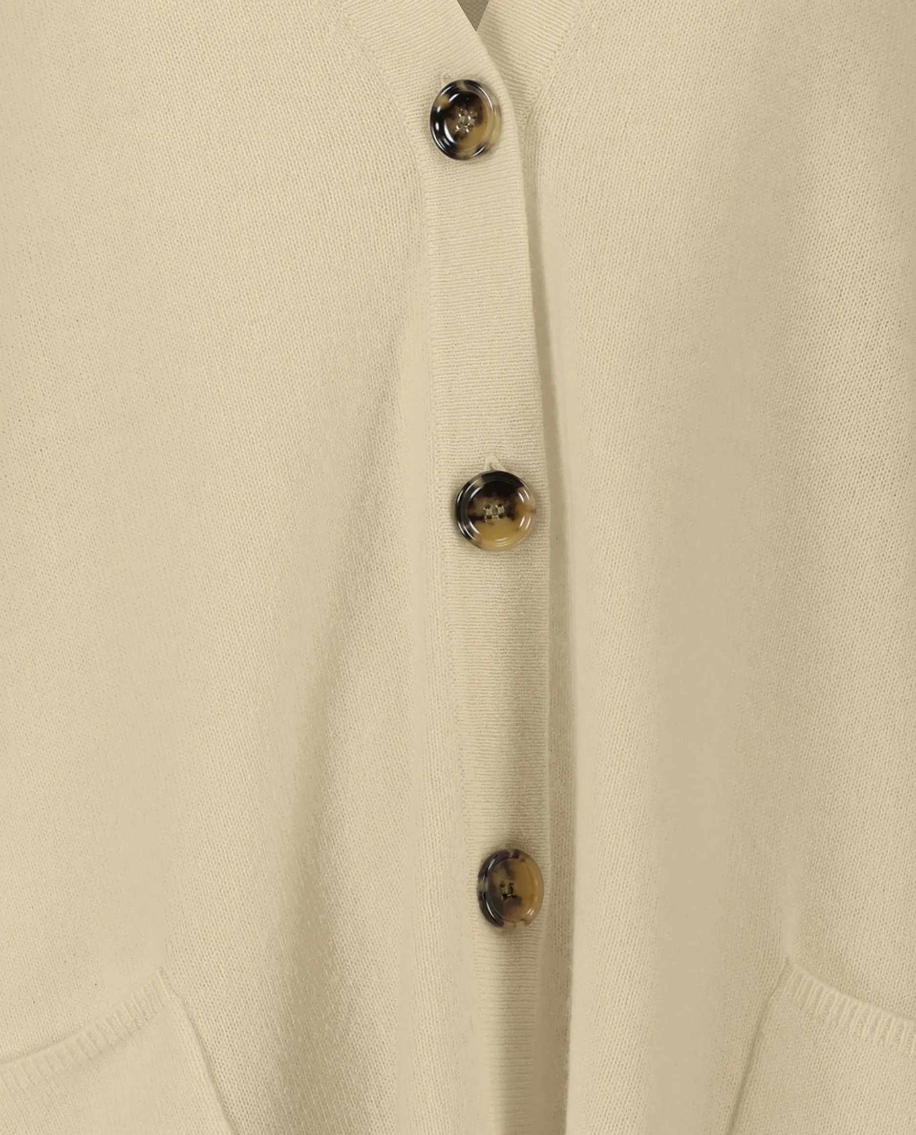 Cashmere blend vest in beige