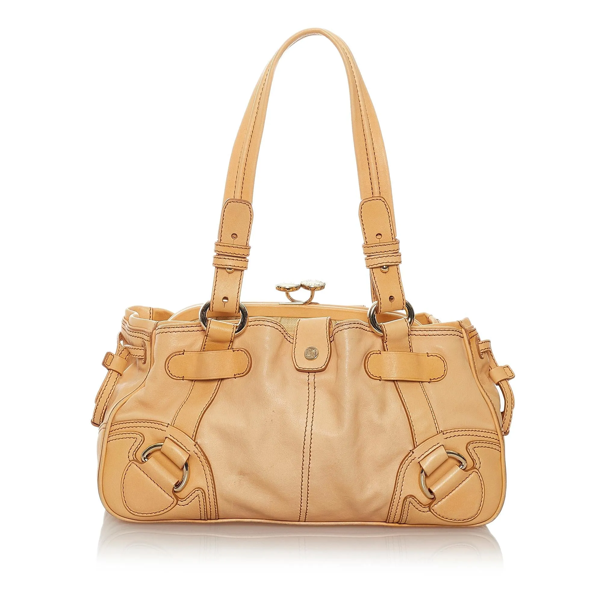 Celine Leather Shoulder Bag (SHG-27371)