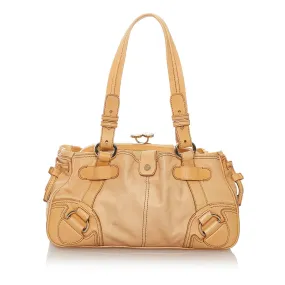 Celine Leather Shoulder Bag (SHG-27371)