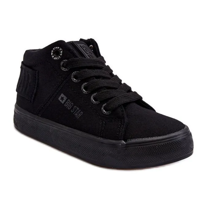 Children's Classic High Sneakers Big Star LL374001 Black