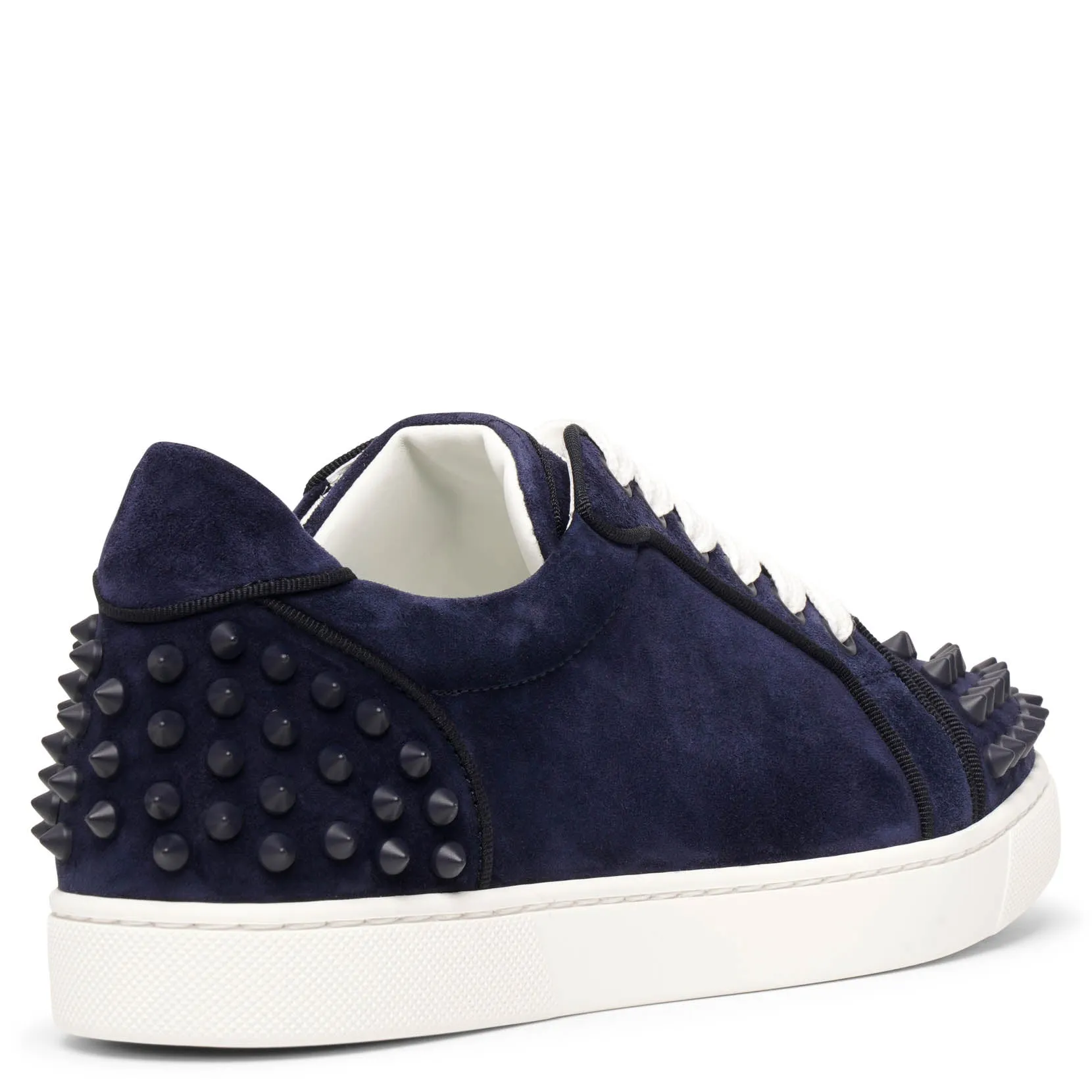 Christian Louboutin Vieira 2 orlato navy blue suede sneakers