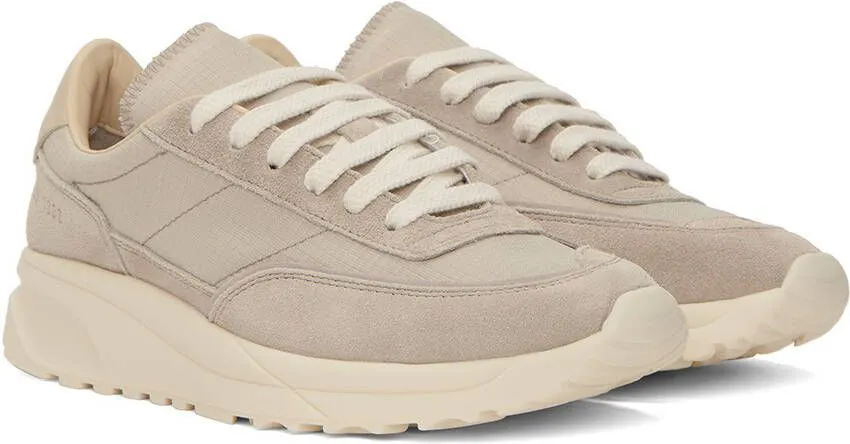 Common Projects Taupe Track 80 Sneakers