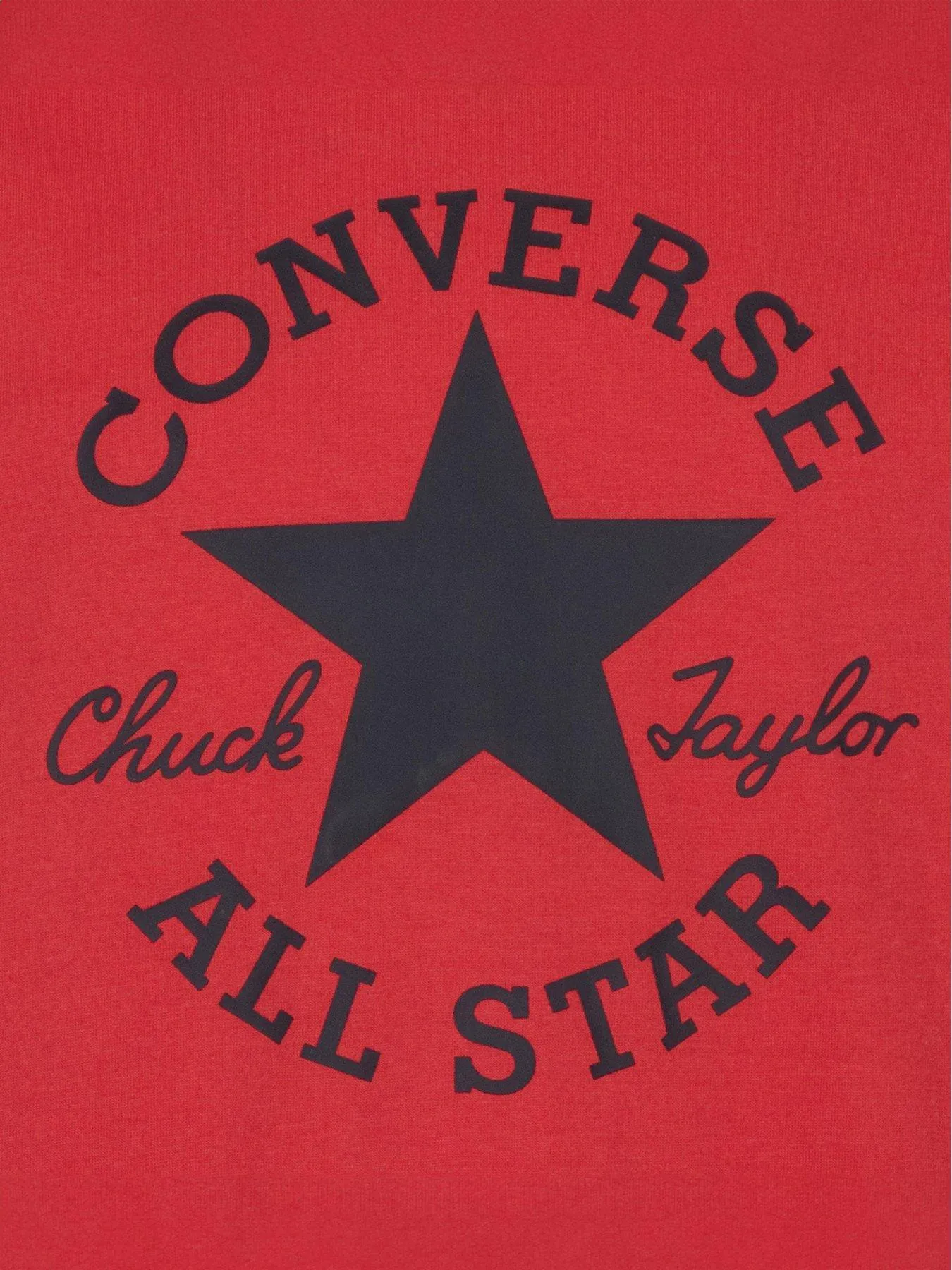 Converse Junior Boys Core Short Sleeve T-shirt - Red