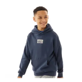 Converse Junior Boys Relaxed Logo Hoodie Converse Navy