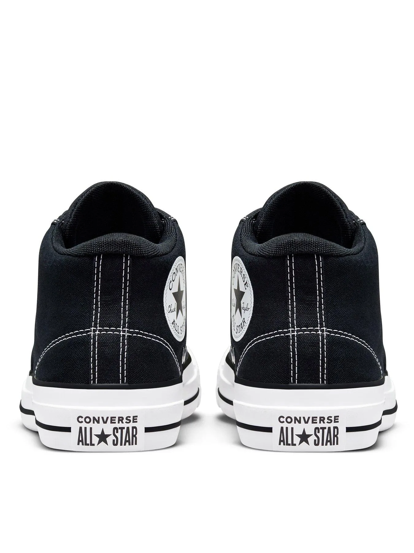 Converse Mens Malden Street Mid Trainers - Black/White