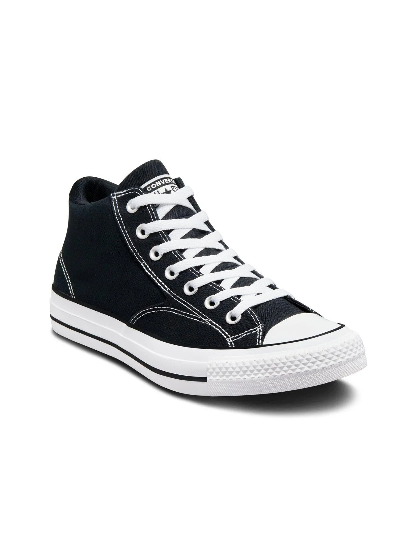 Converse Mens Malden Street Mid Trainers - Black/White