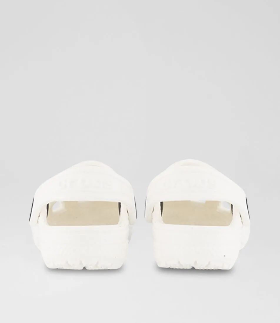 CROCS Classic Clog Tot White Croslite Sandals