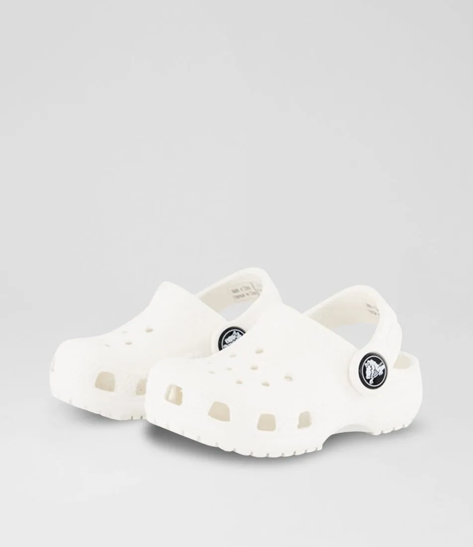 CROCS Classic Clog Tot White Croslite Sandals