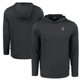 Cutter & Buck Stanford Cardinal Black Coastline Epic Comfort Eco Recycled Long Sleeve Hoodie T-Shirt