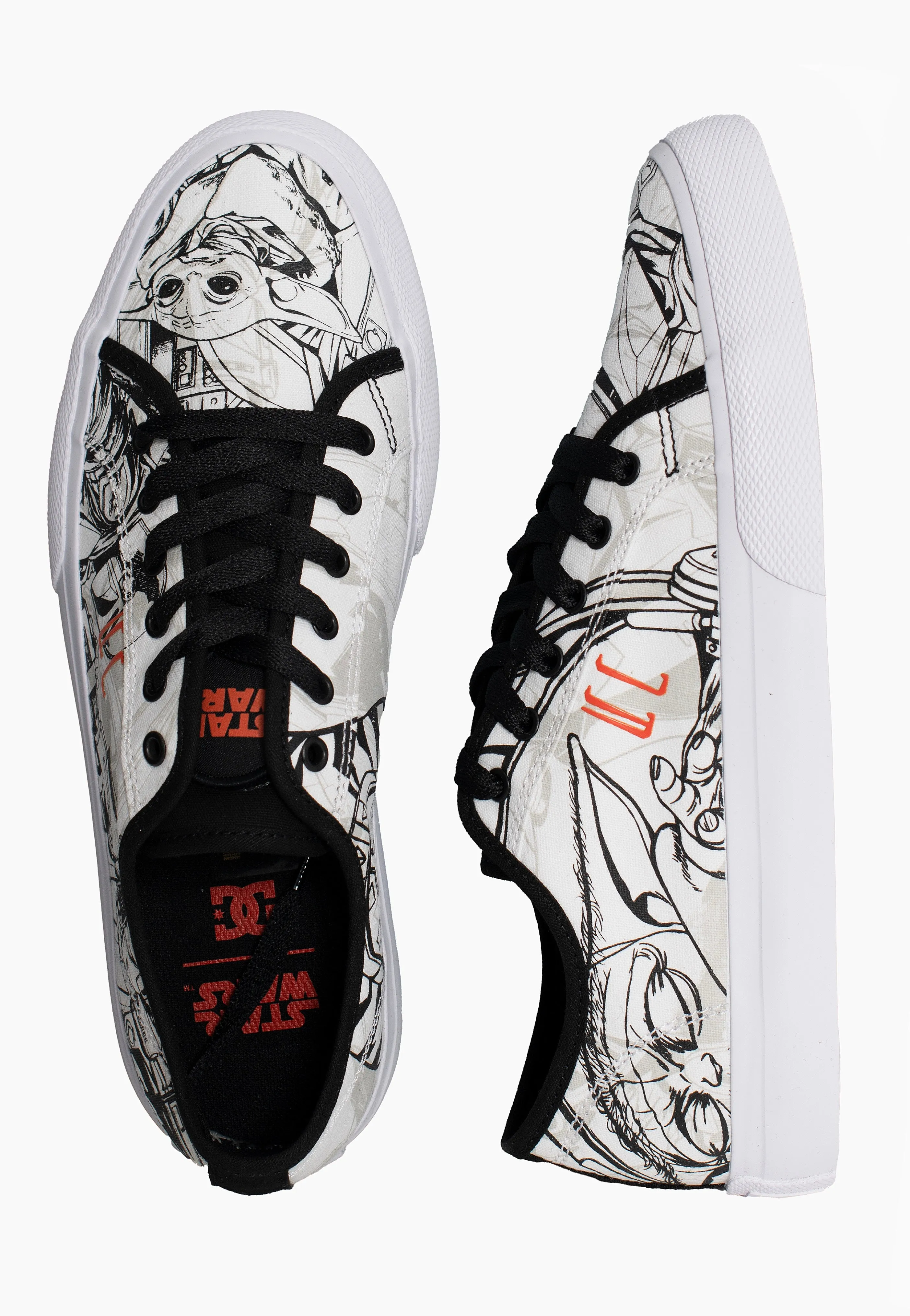 DC x The Mandalorian - Manual White/Black - Shoes