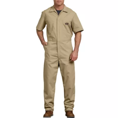 Dickies Mens Big and Tall Short Sleeve Workwear Coveralls