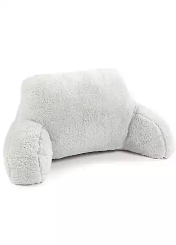 Downland Teddy Fleece Cuddle Cushion - Grey | Kaleidoscope