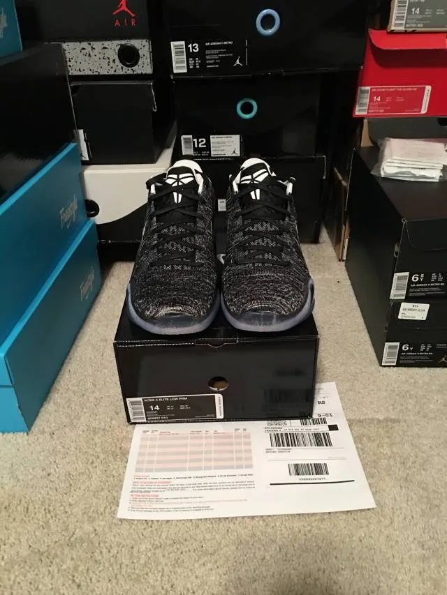 DS Nike Kobe X Elite Low HTM sz 14 w Nike Receipt