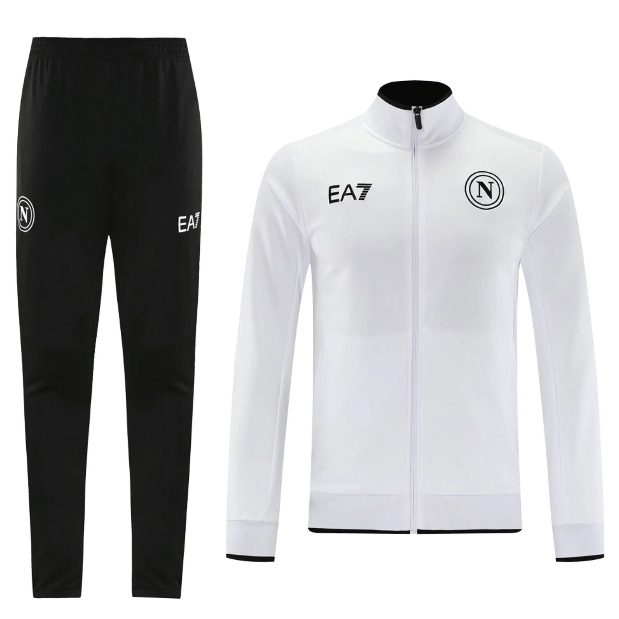 EA7 Napoli White Representation Tracksuit 23/24