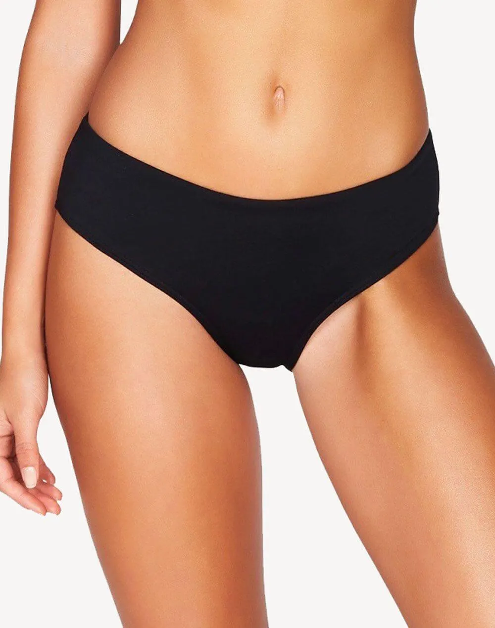 Essentials Mid Rise Bikini Bottom