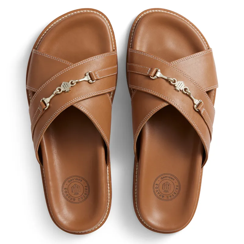 Fairfax and Favor Southwold Ladies Footbed Sandals - Tan