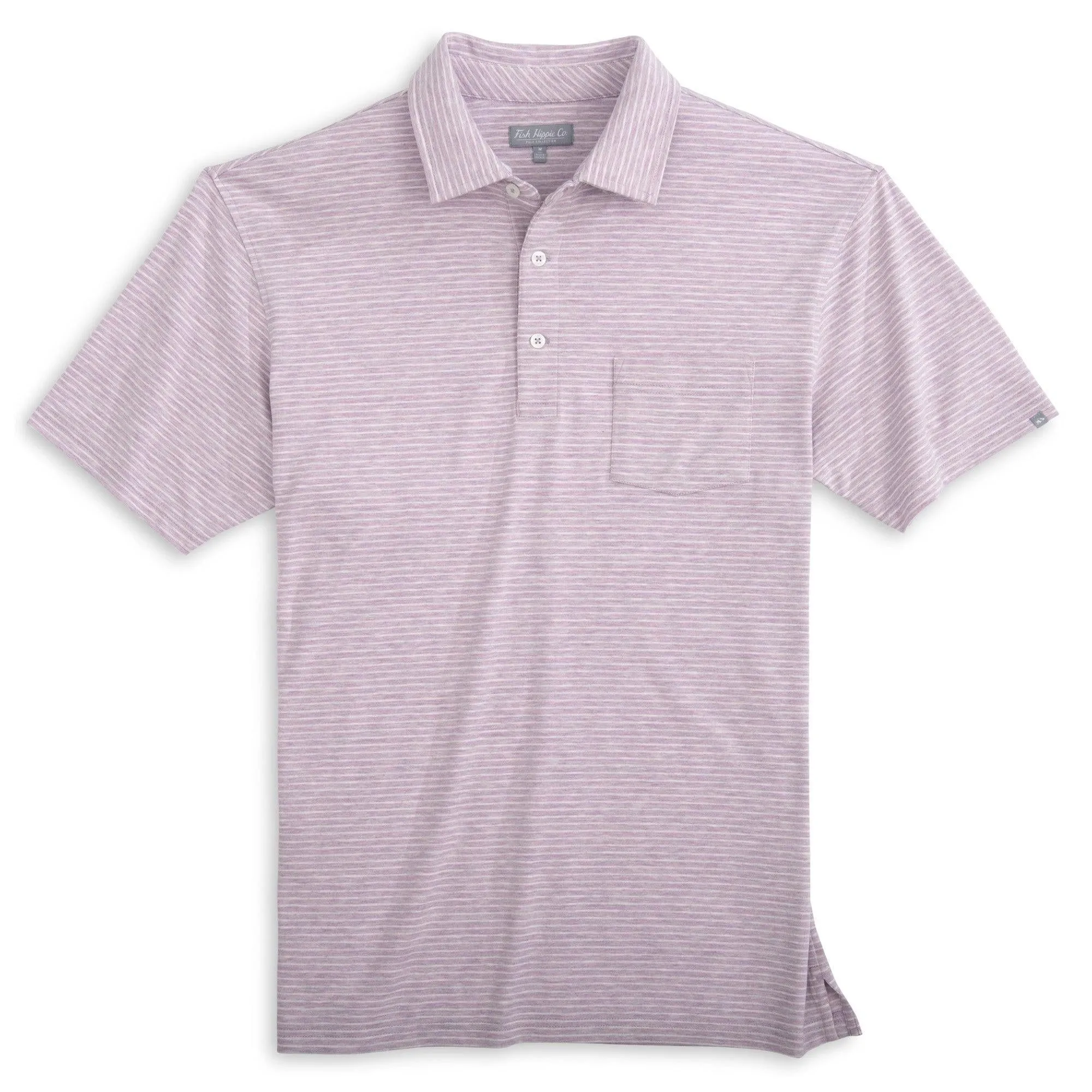 Fish Hippie Melange Stripe Polo