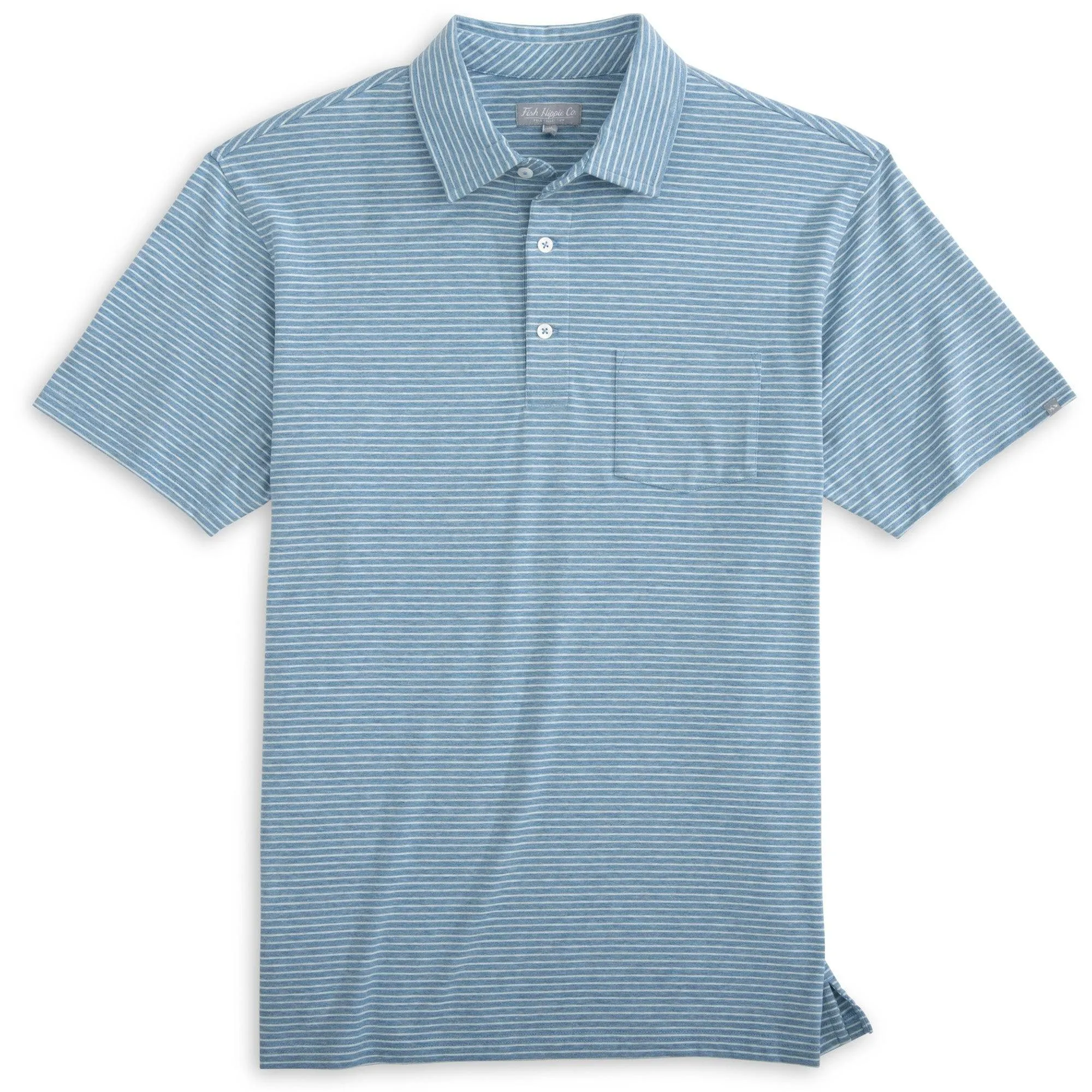 Fish Hippie Melange Stripe Polo