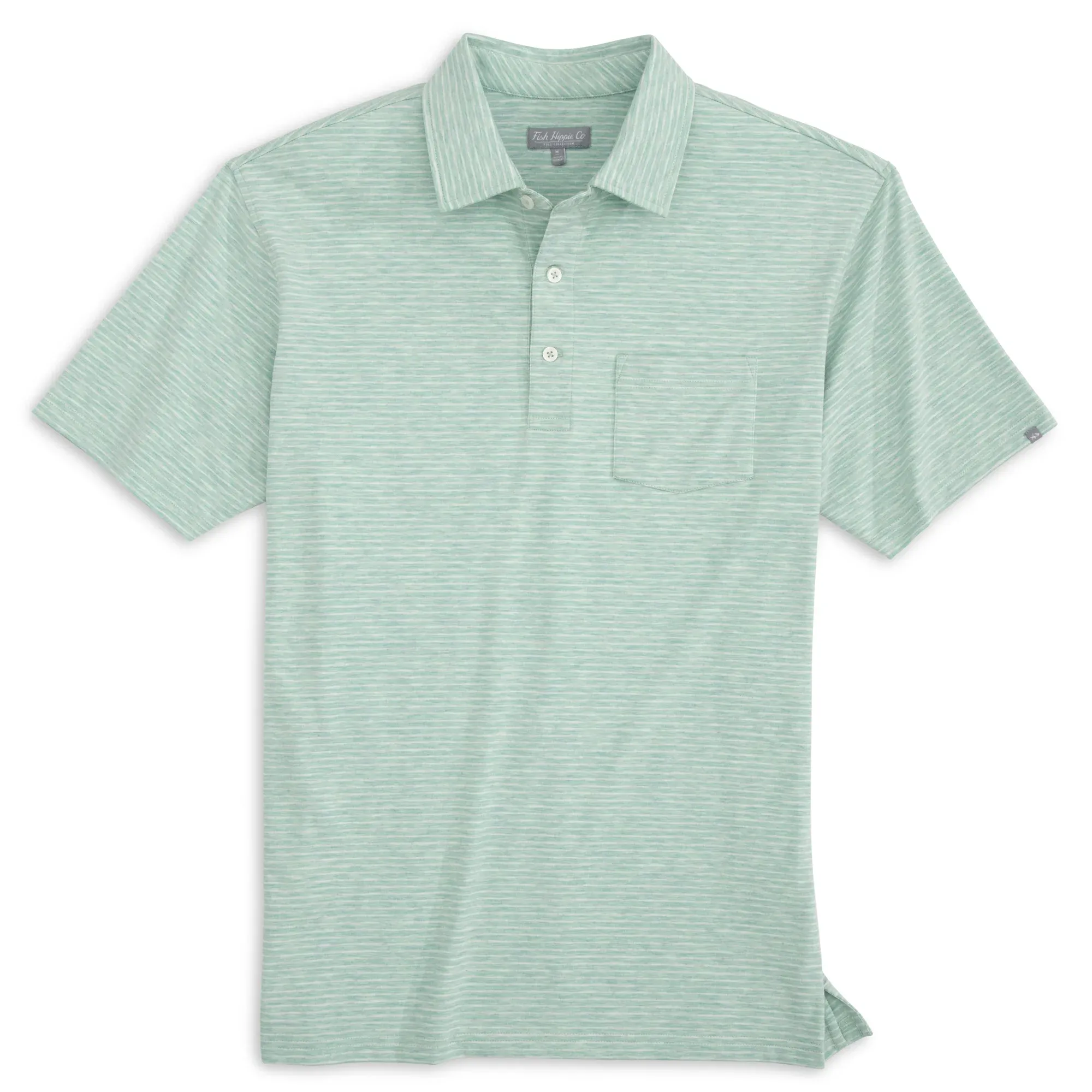 Fish Hippie Melange Stripe Polo