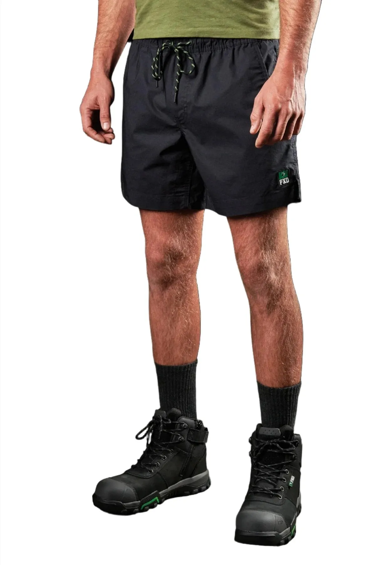 FXD Workwear Repreve Stretch Elastic Waist Work Shorts (WS-4)-