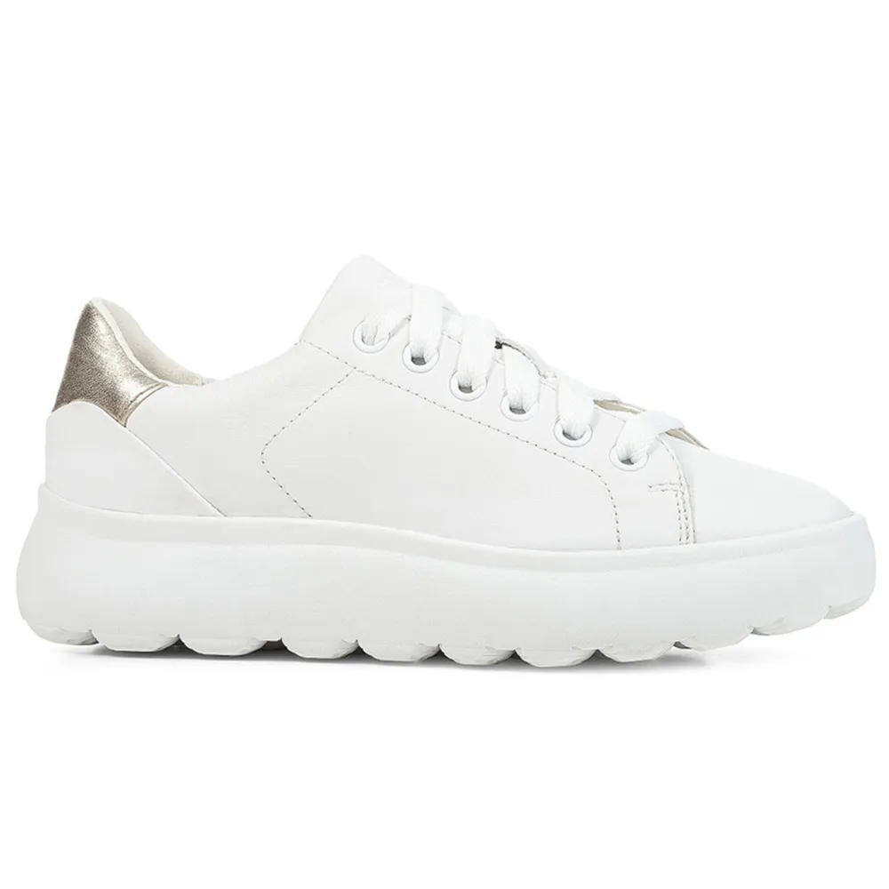 Geox Spherica D35TCB 085Y2 C0232 White Sneakers for Women