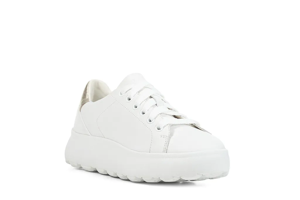 Geox Spherica D35TCB 085Y2 C0232 White Sneakers for Women