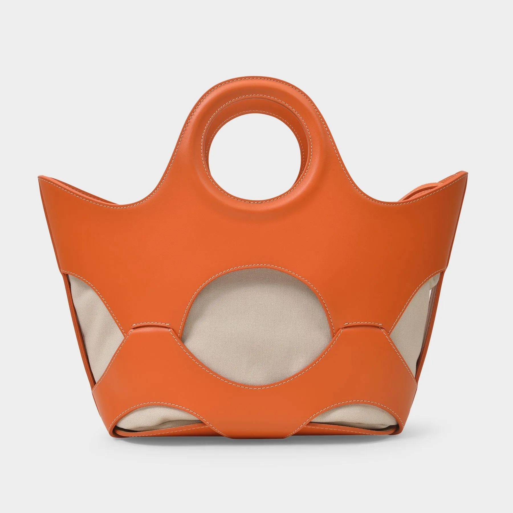 Hereu  Onada Bag in Orange leather