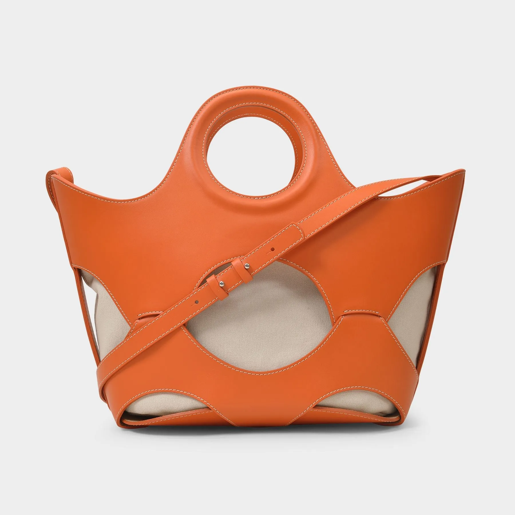 Hereu  Onada Bag in Orange leather