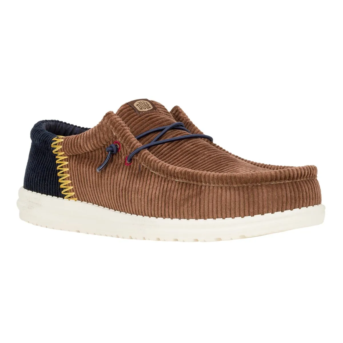 HEYDUDE Wally Funk Corduroy Shoes Espresso/Blue Jean