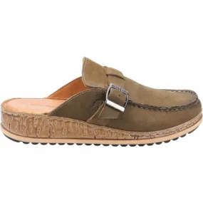 Hush Puppies Sorcha | Khaki Nubuck | Women’s Mule Sandals