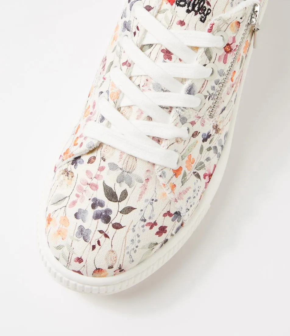 I LOVE BILLY Izzar Delicate Vines Recycled Canvas Sneakers